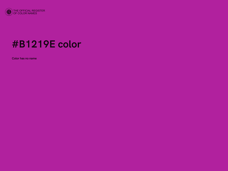 #B1219E color image