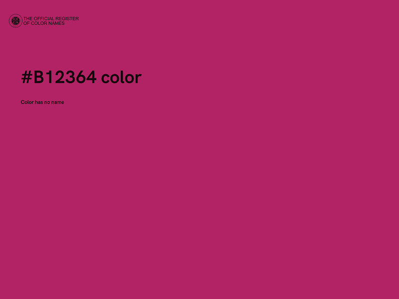 #B12364 color image