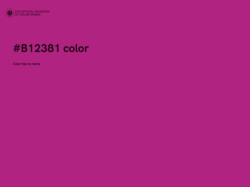 #B12381 color image