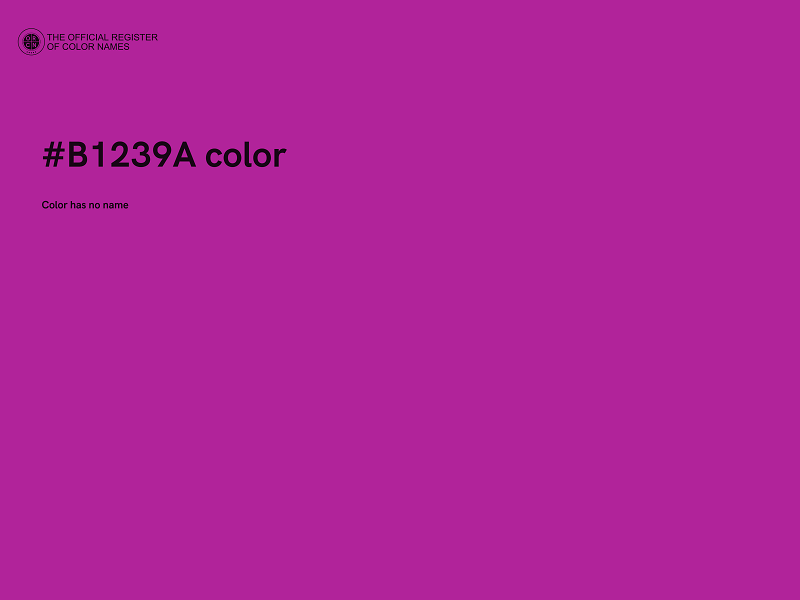 #B1239A color image