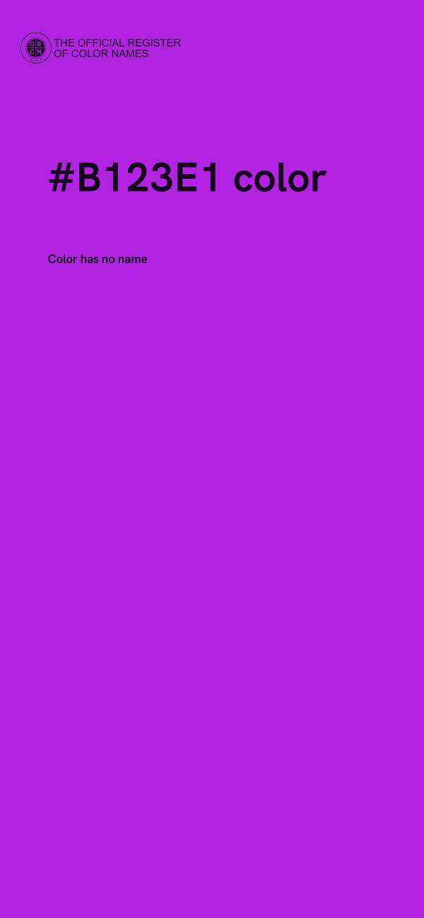 #B123E1 color image