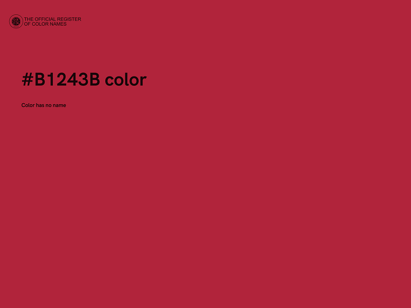 #B1243B color image