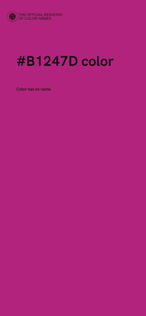 #B1247D color image