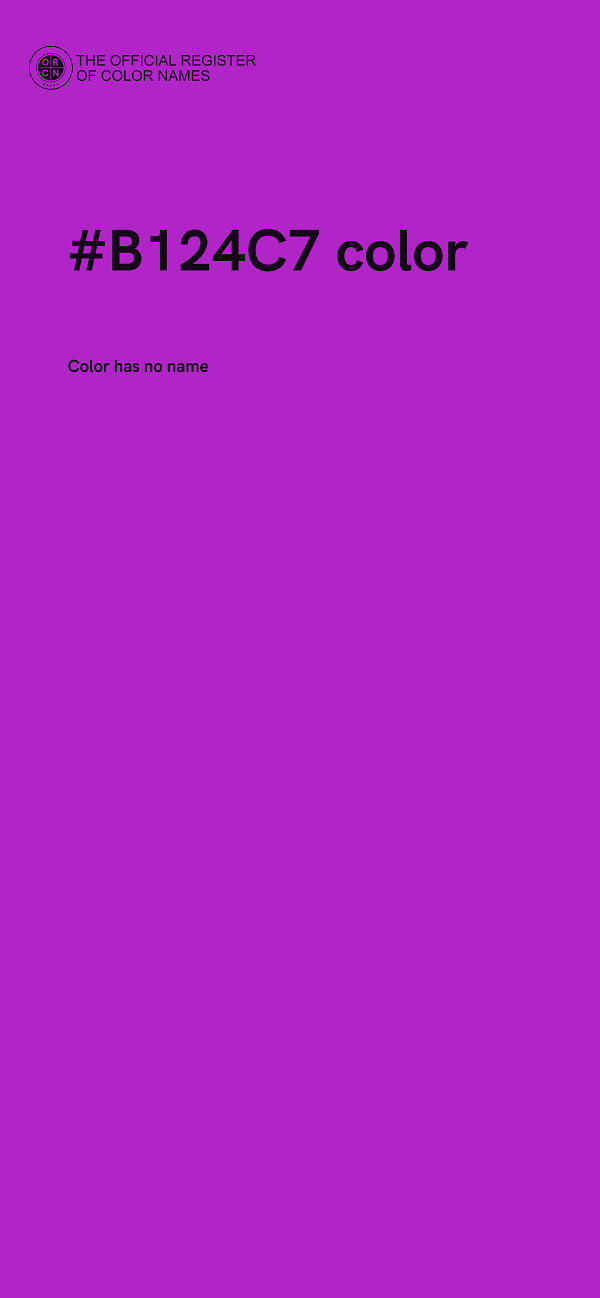 #B124C7 color image