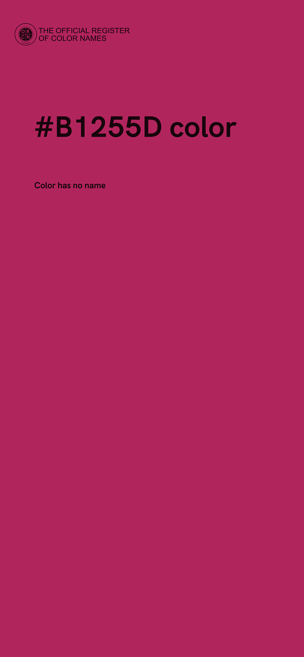 #B1255D color image
