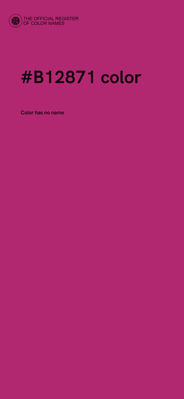 #B12871 color image