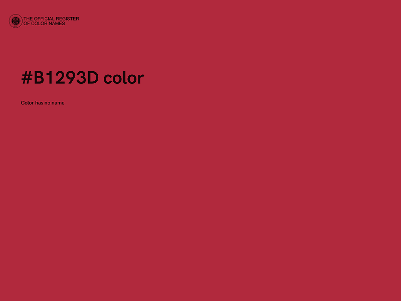 #B1293D color image