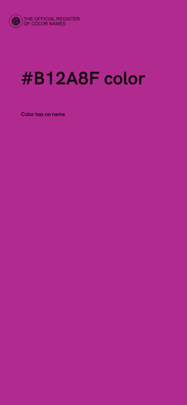 #B12A8F color image
