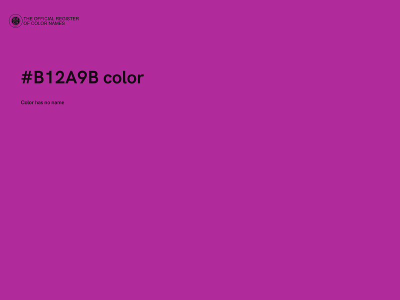 #B12A9B color image