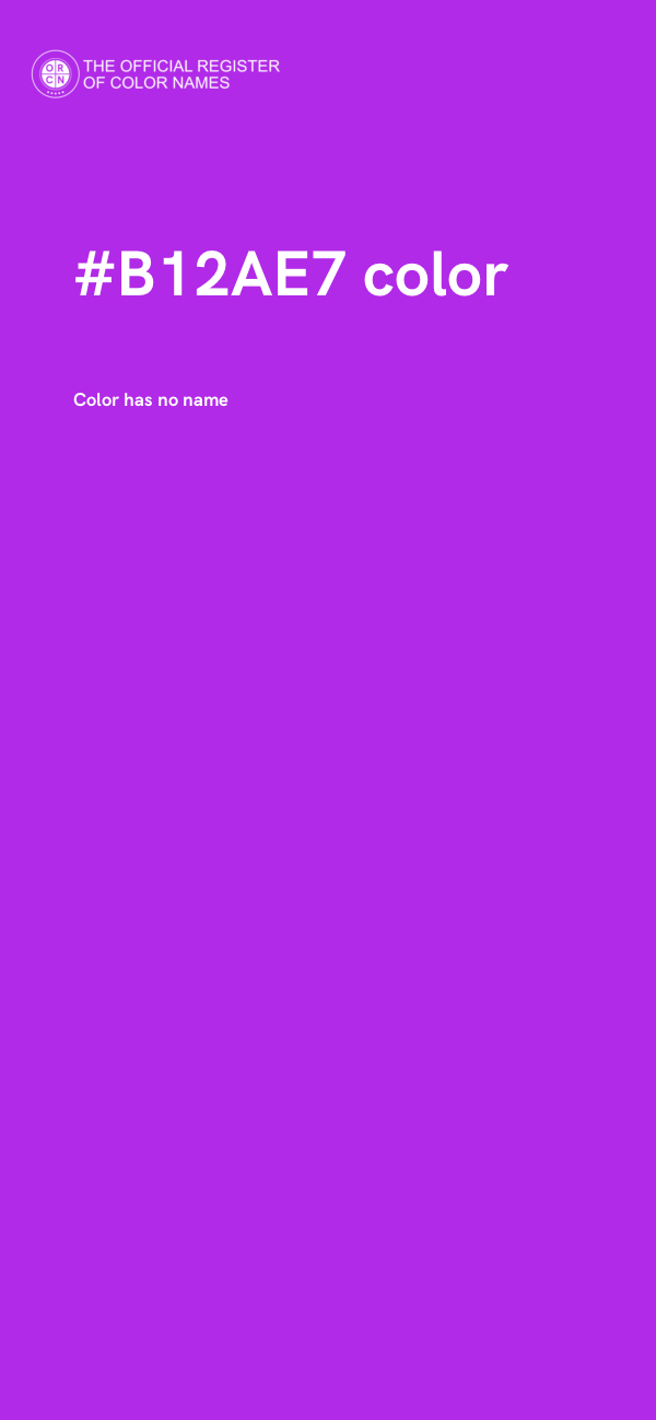 #B12AE7 color image