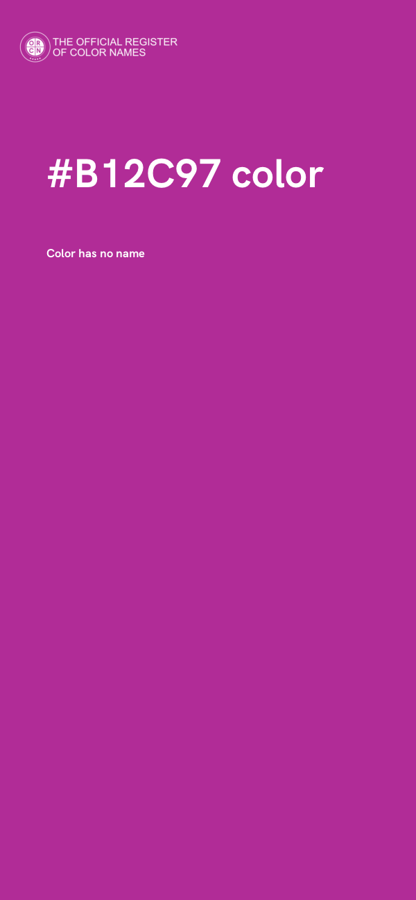 #B12C97 color image