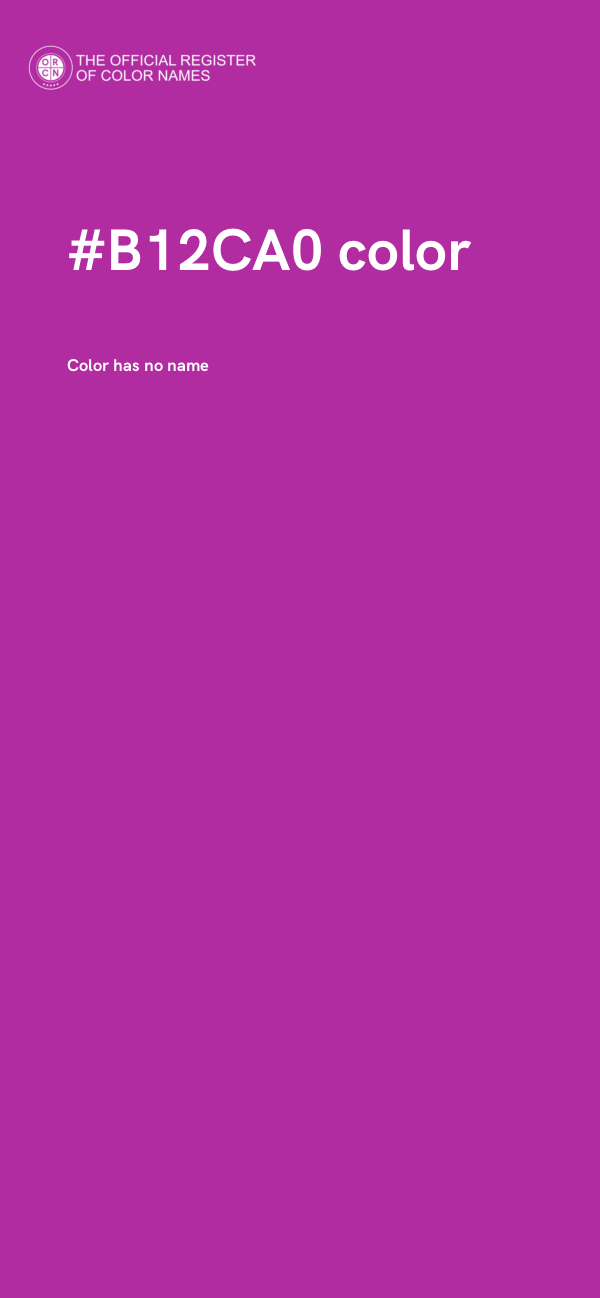 #B12CA0 color image