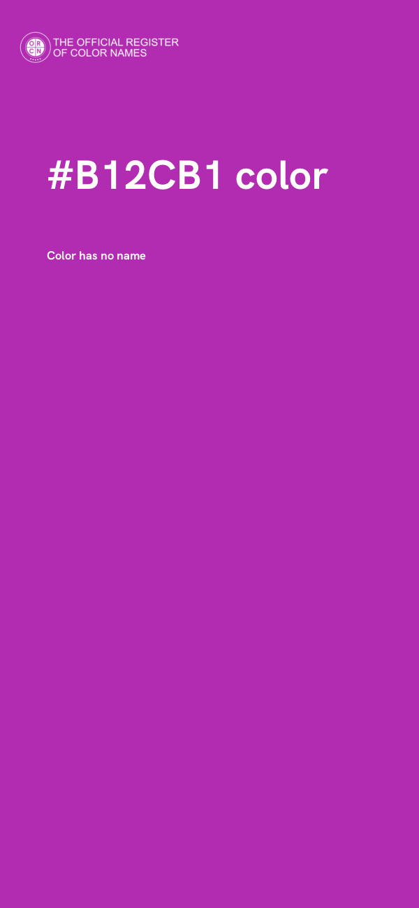 #B12CB1 color image