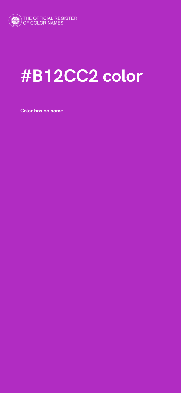 #B12CC2 color image
