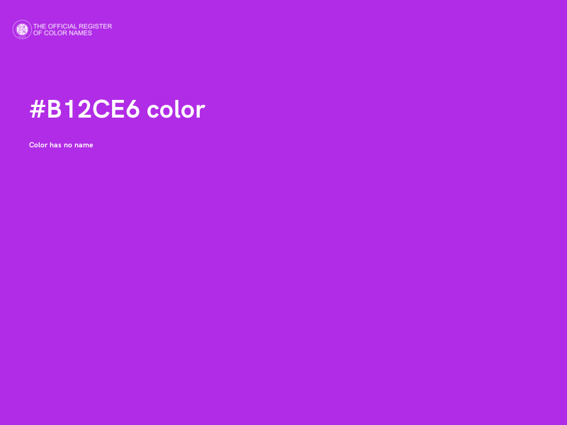 #B12CE6 color image