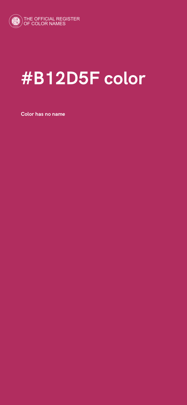 #B12D5F color image