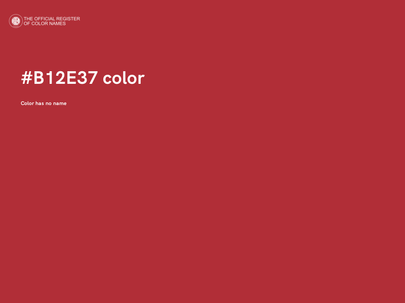 #B12E37 color image