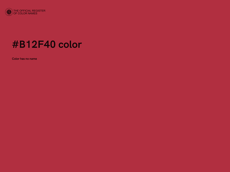 #B12F40 color image