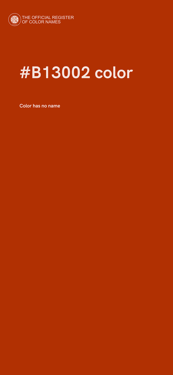 #B13002 color image