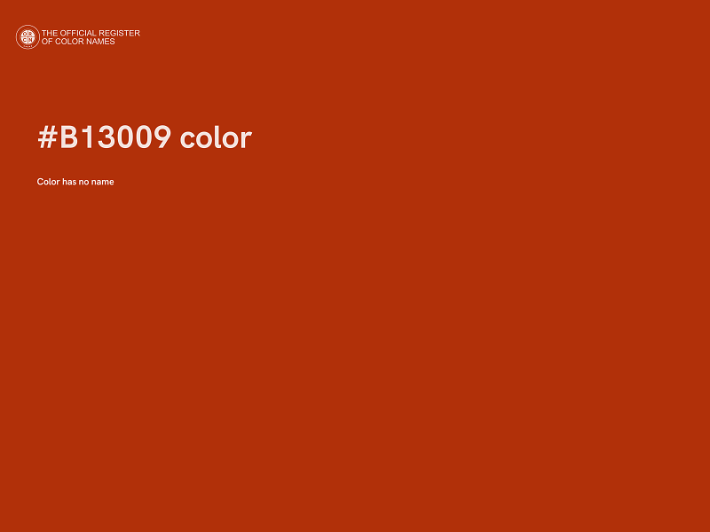 #B13009 color image