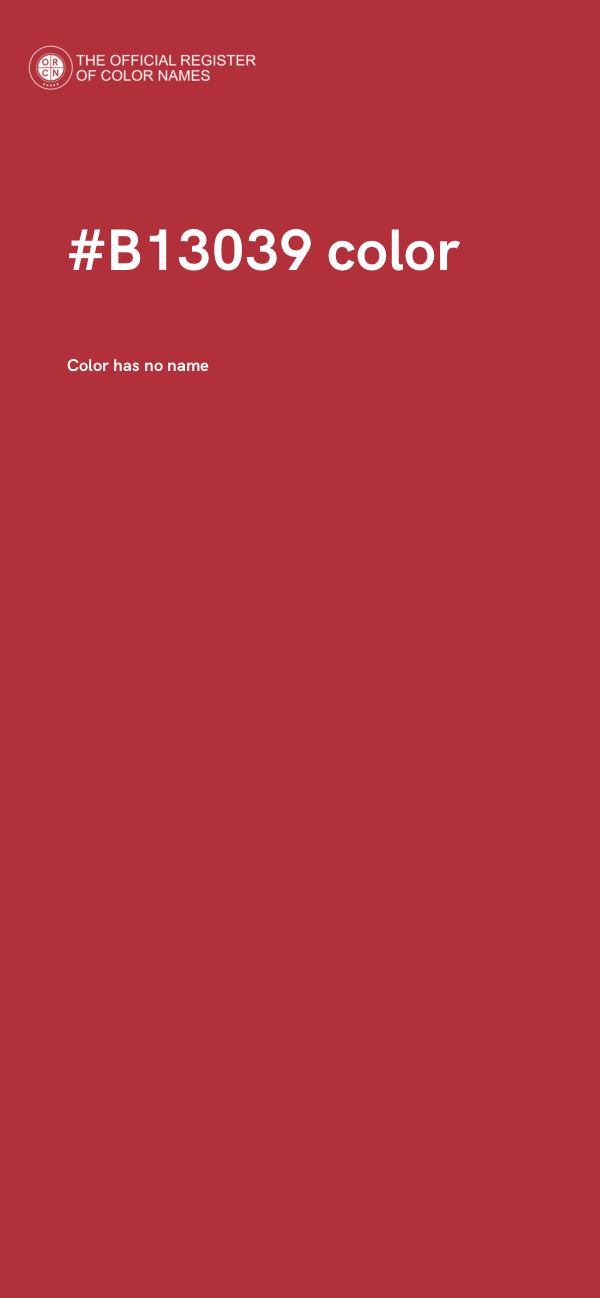 #B13039 color image
