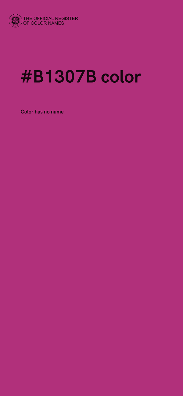 #B1307B color image