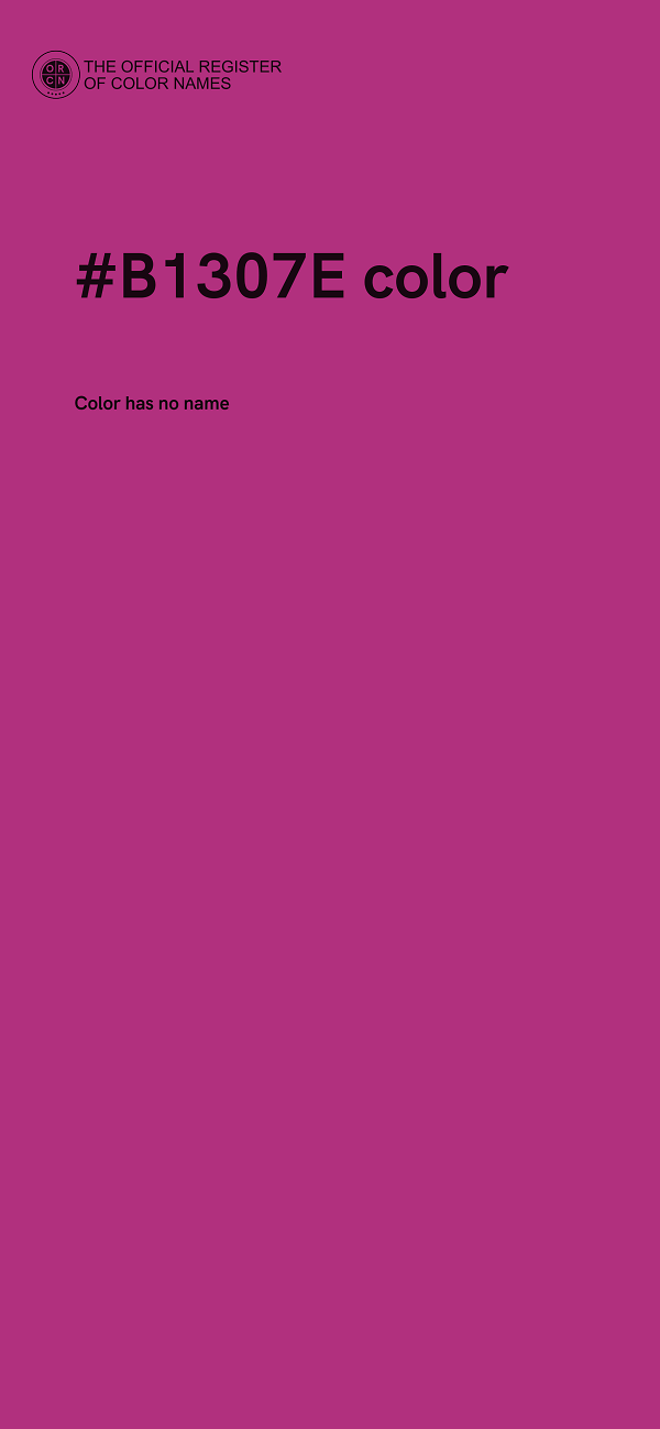 #B1307E color image
