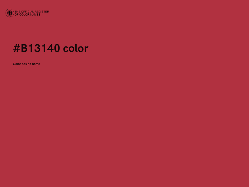 #B13140 color image