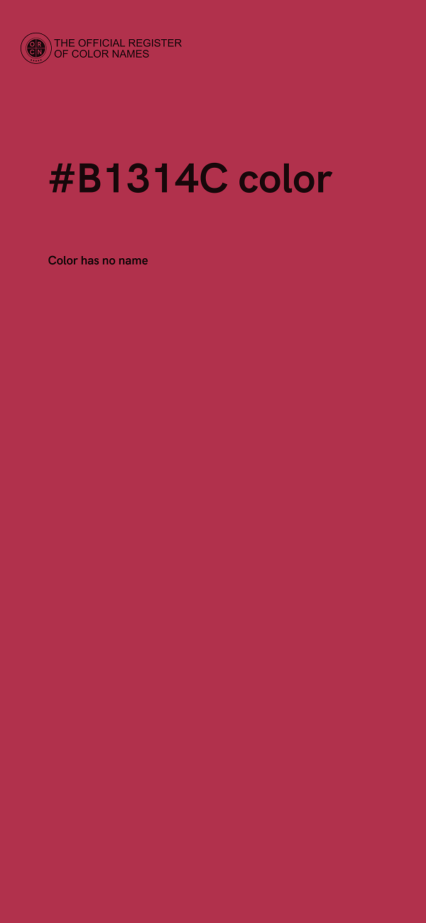 #B1314C color image