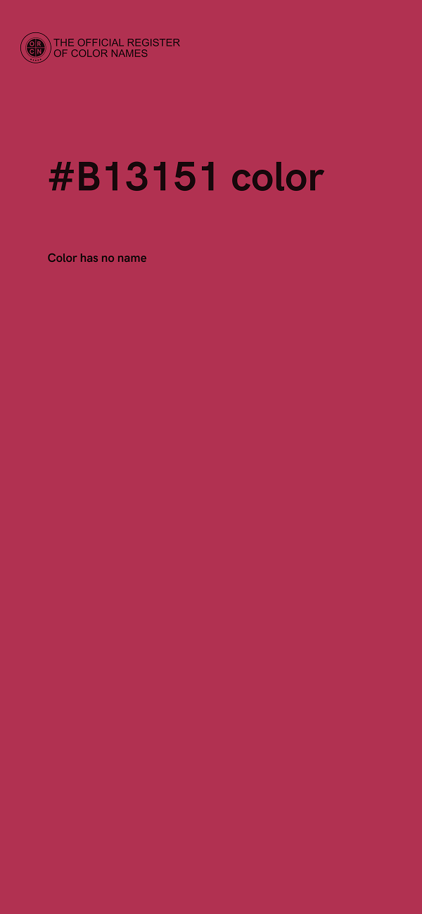 #B13151 color image