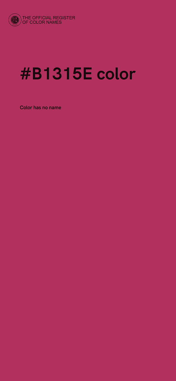#B1315E color image
