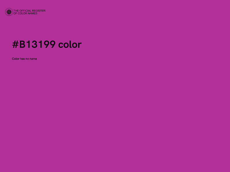 #B13199 color image