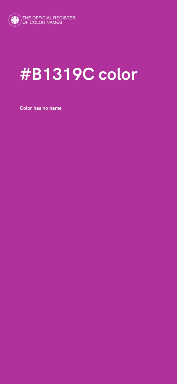 #B1319C color image