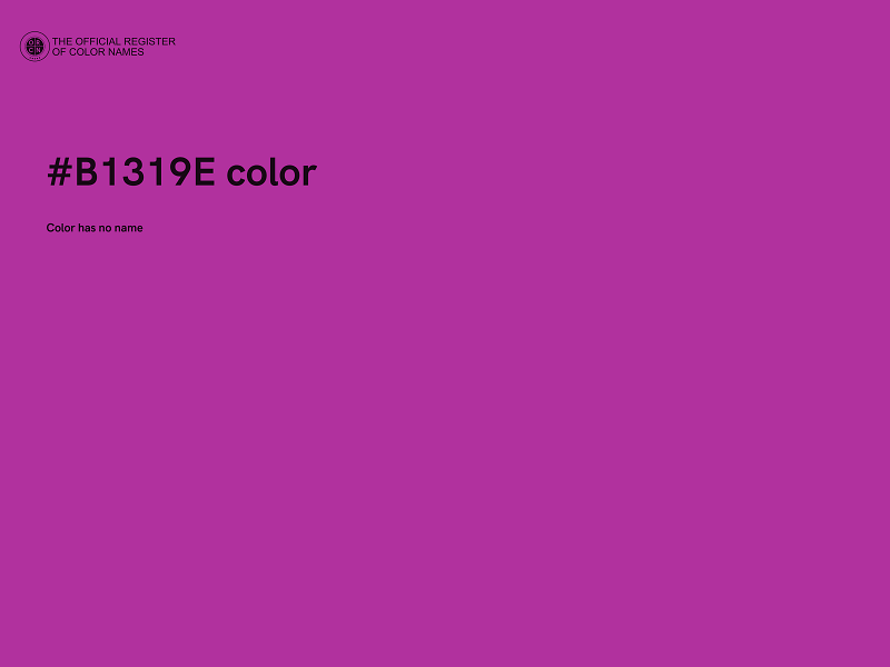 #B1319E color image