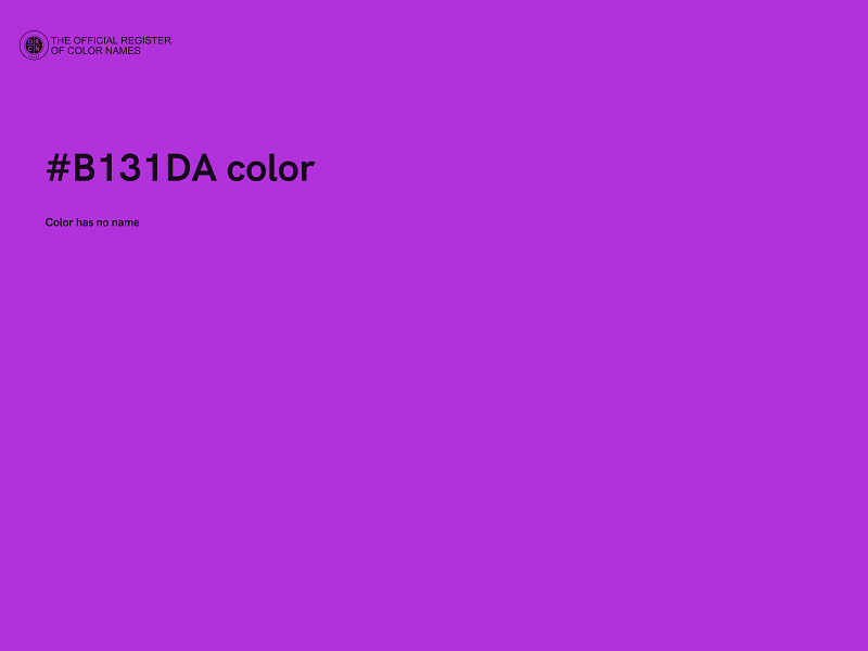 #B131DA color image