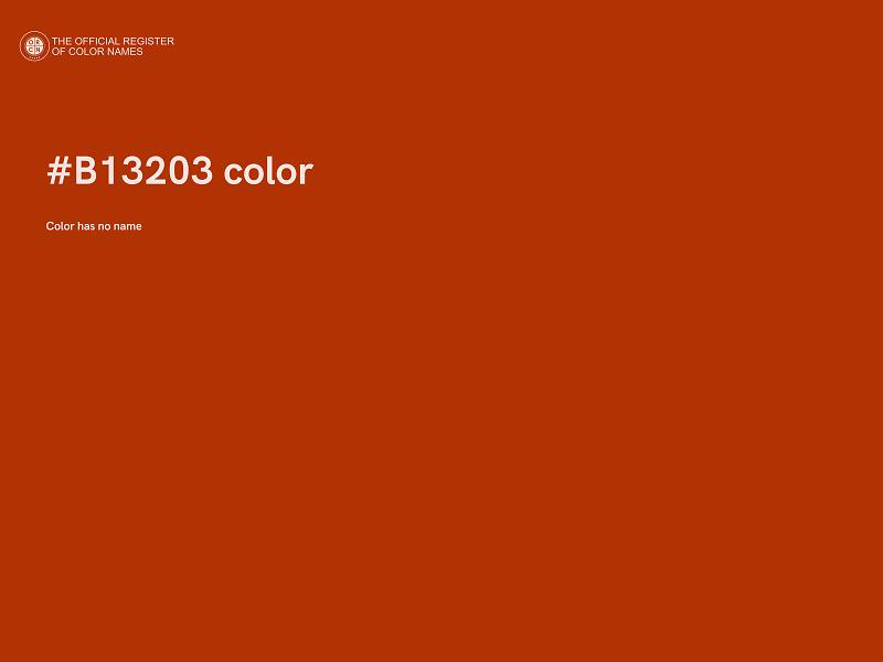 #B13203 color image