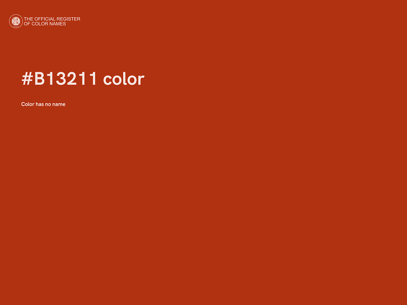 #B13211 color image