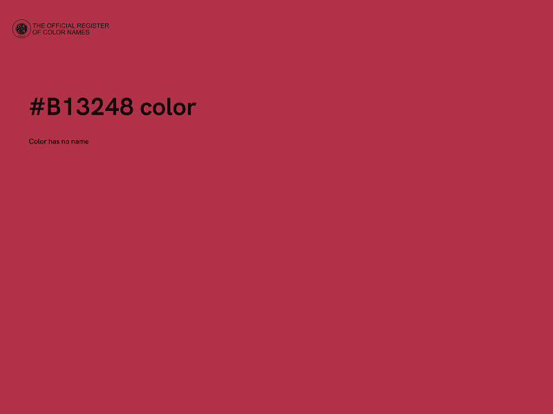 #B13248 color image