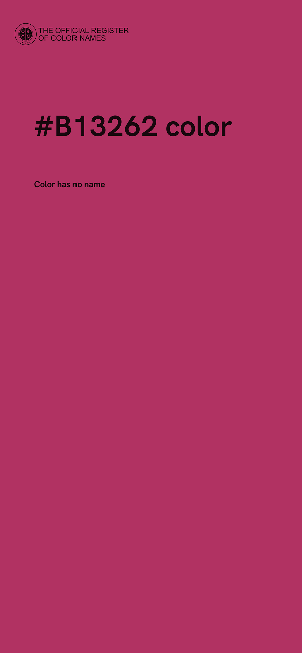 #B13262 color image