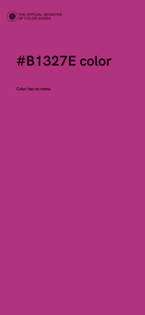#B1327E color image
