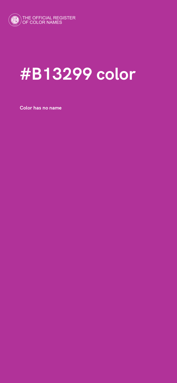 #B13299 color image