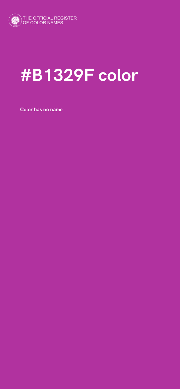 #B1329F color image