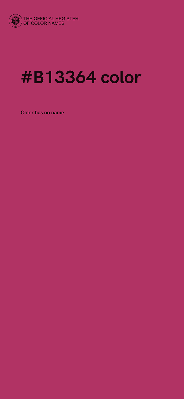 #B13364 color image