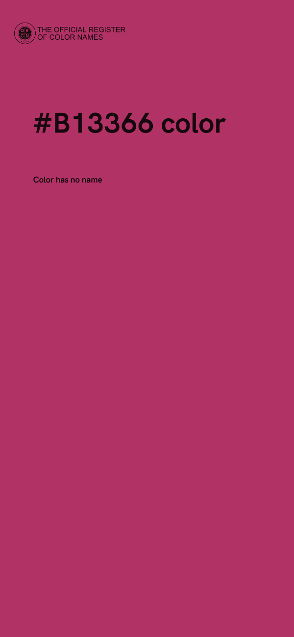 #B13366 color image