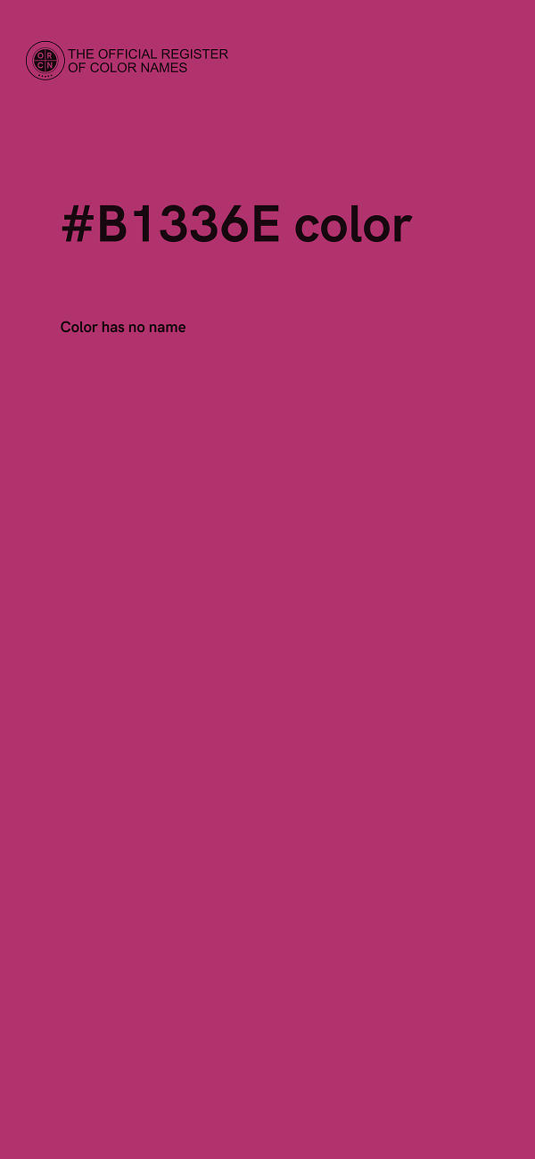 #B1336E color image