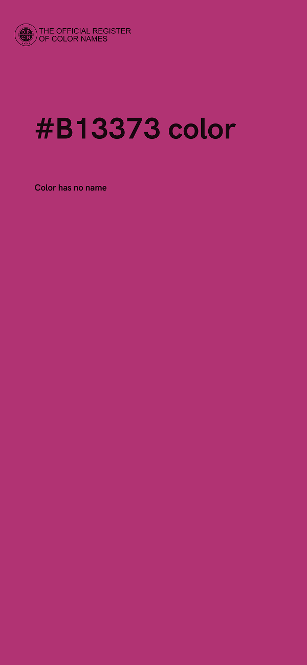 #B13373 color image