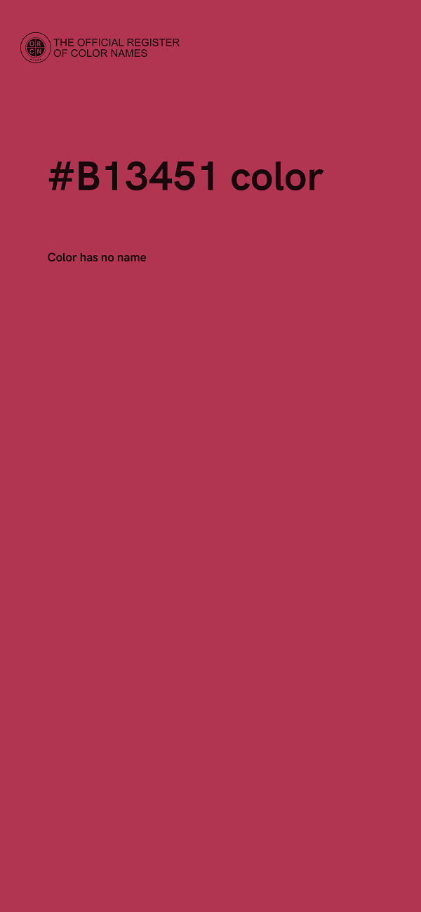 #B13451 color image