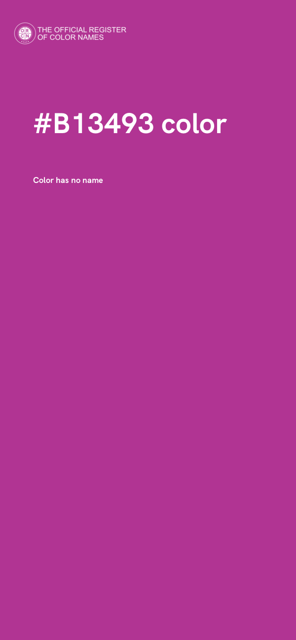 #B13493 color image