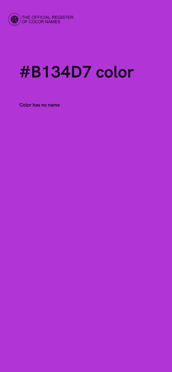 #B134D7 color image