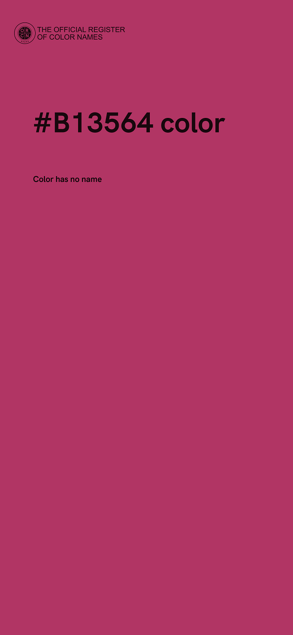 #B13564 color image